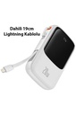 Baseus Qpow Pro Dijital Göstergeli 20000mAh 20W Hızlı Şarj Powerbank iPhone Lightning Kablolu