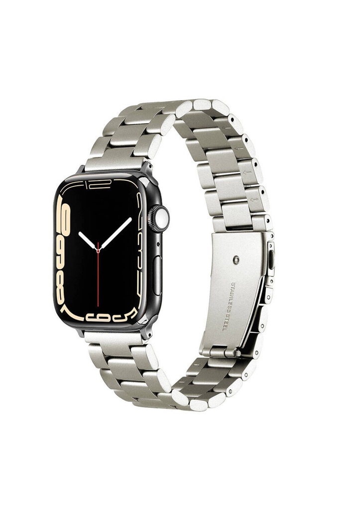 Apple Watch 7 45mm Uyumlu Zore KRD-93 Metal Kordon